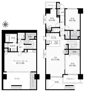 ザ・パームス西葛西間取図.jpg