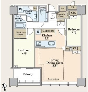 白金ザ・スカイEAST3913間取.jpg